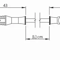 PJP 2047 36A Test Lead Dimensions